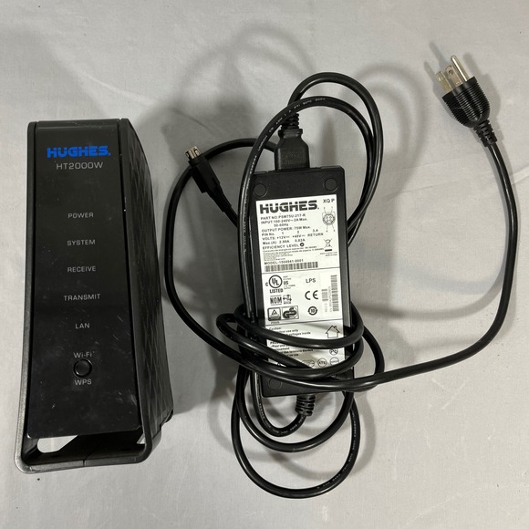 HughesNet HT2000W Satellite Modem Router with Power Supply 1505215-0203 R - Picture 4 of 5